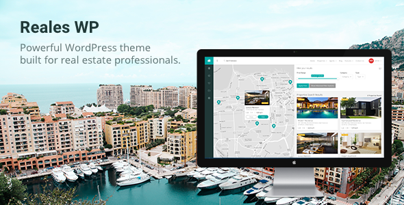 Reales WP - Real Estate WordPress Theme official Envato preview