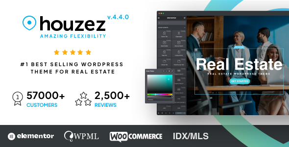 Houzez - Real Estate WordPress Theme official Envato preview
