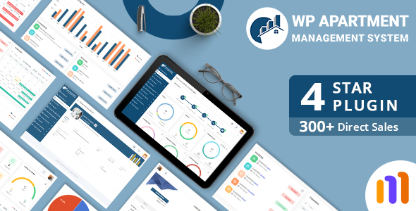 MJAMS - Apartment Management System for WordPress official Envato preview
