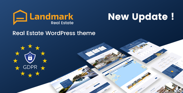 Landmark - Real Estate WordPress Theme official Envato preview