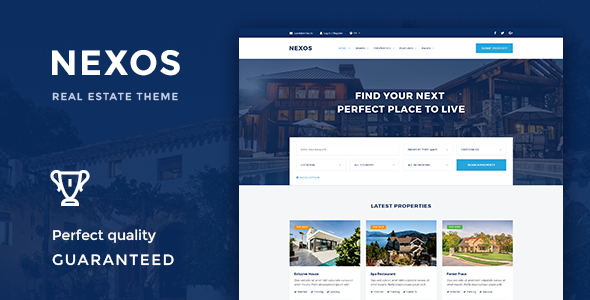 Real Estate Portal for WordPress official Envato preview