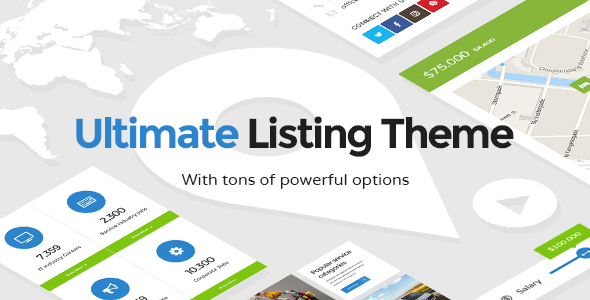 Lister - Business Directory & Listing WordPress Theme official Envato preview