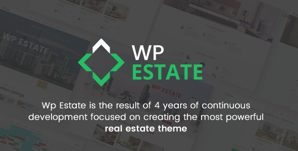 WpEstate Real Estate WordPress Theme official Envato preview